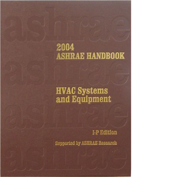2004 ASHRAE Handbook HVAC Systems and Equipment (PDF Download)
